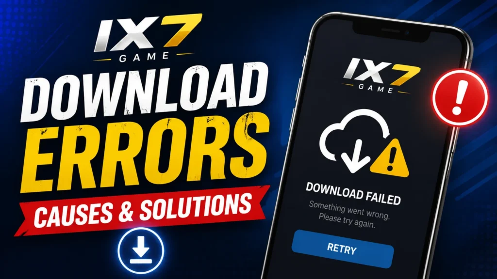 IX7 Game Download Errors & Solutions