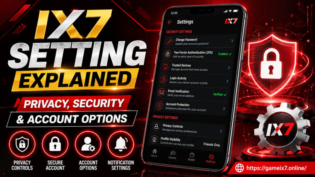 IX7 Setting