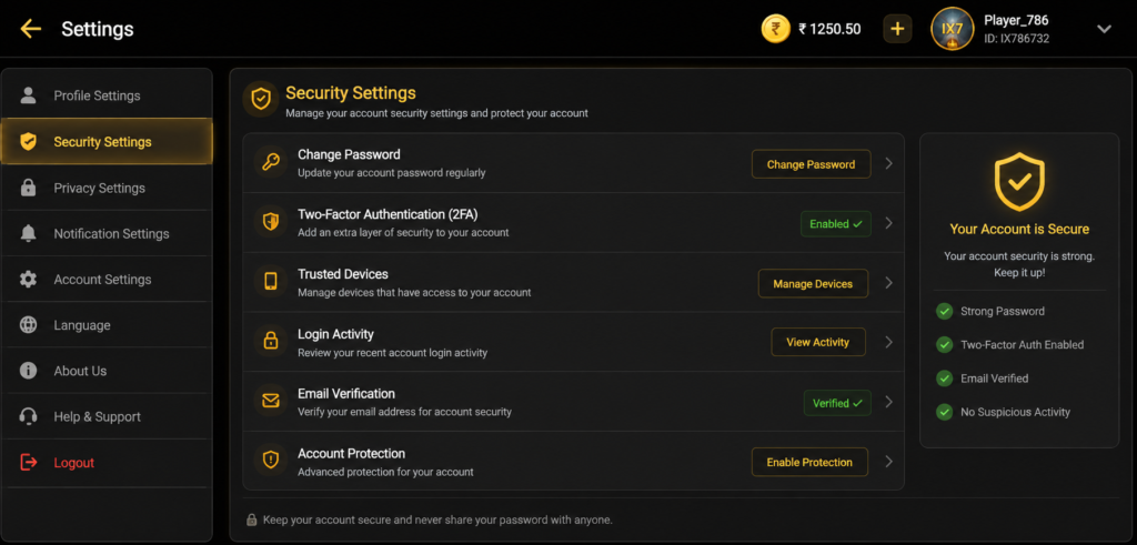Security Settings Explained